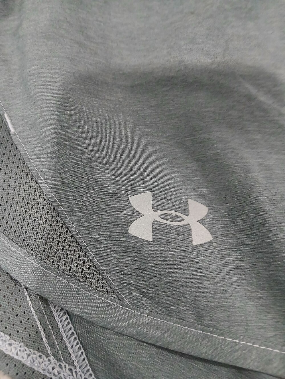 Under Armour Women's Athletic Shorts in Slate Gray - Picture 2 of 3